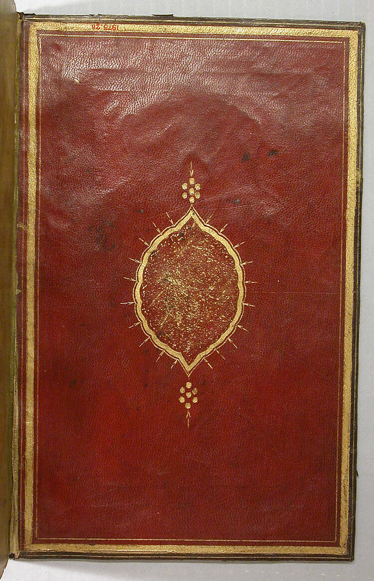Bookbinding, Leather; stamped and gilded