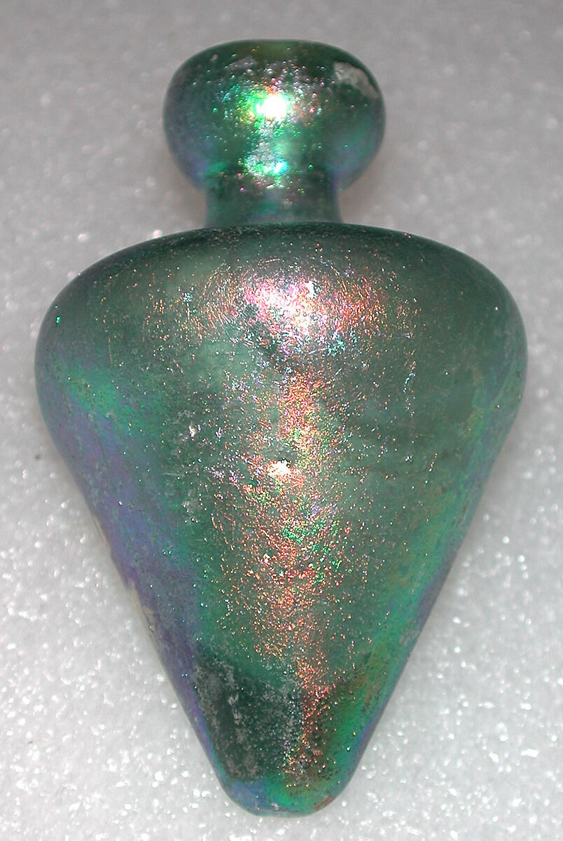 Loom Weight or Vessel, Glass; free blown