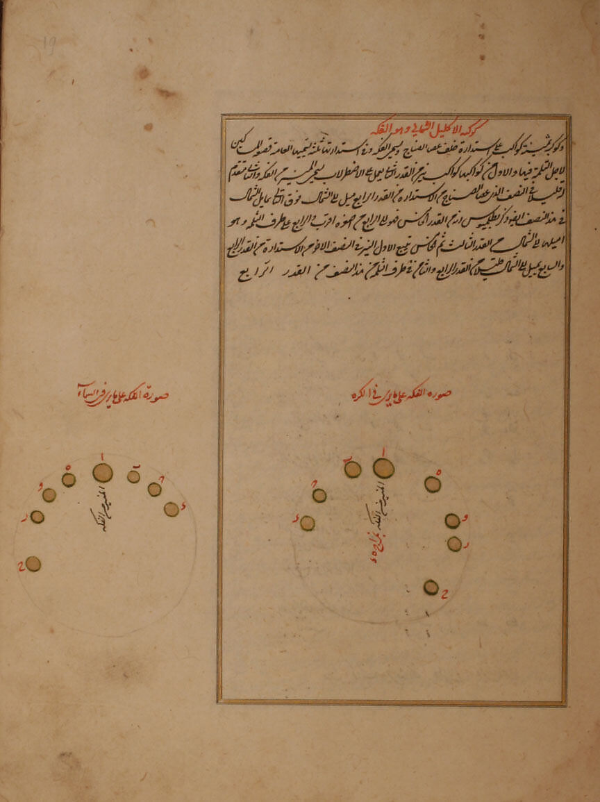 Kitab suwar al-kawakib al-thabita (Book of the Images of the Fixed Stars) of al-Sufi, `Abd al-Rahman al-Sufi (Iranian, Rey 903–986 Shiraz), Ink, opaque watercolor, and gold on paper