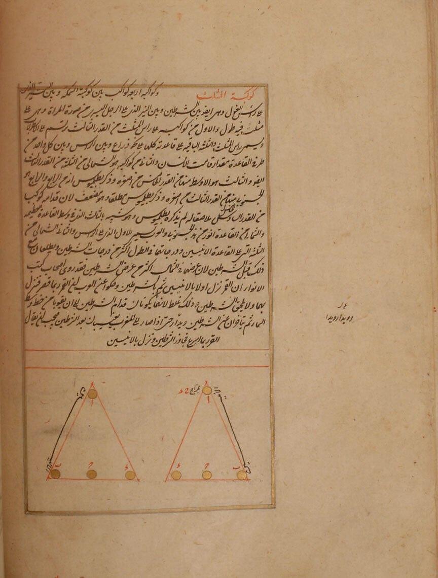Kitab suwar al-kawakib al-thabita (Book of the Images of the Fixed Stars) of al-Sufi, `Abd al-Rahman al-Sufi (Iranian, Rey 903–986 Shiraz), Ink, opaque watercolor, and gold on paper