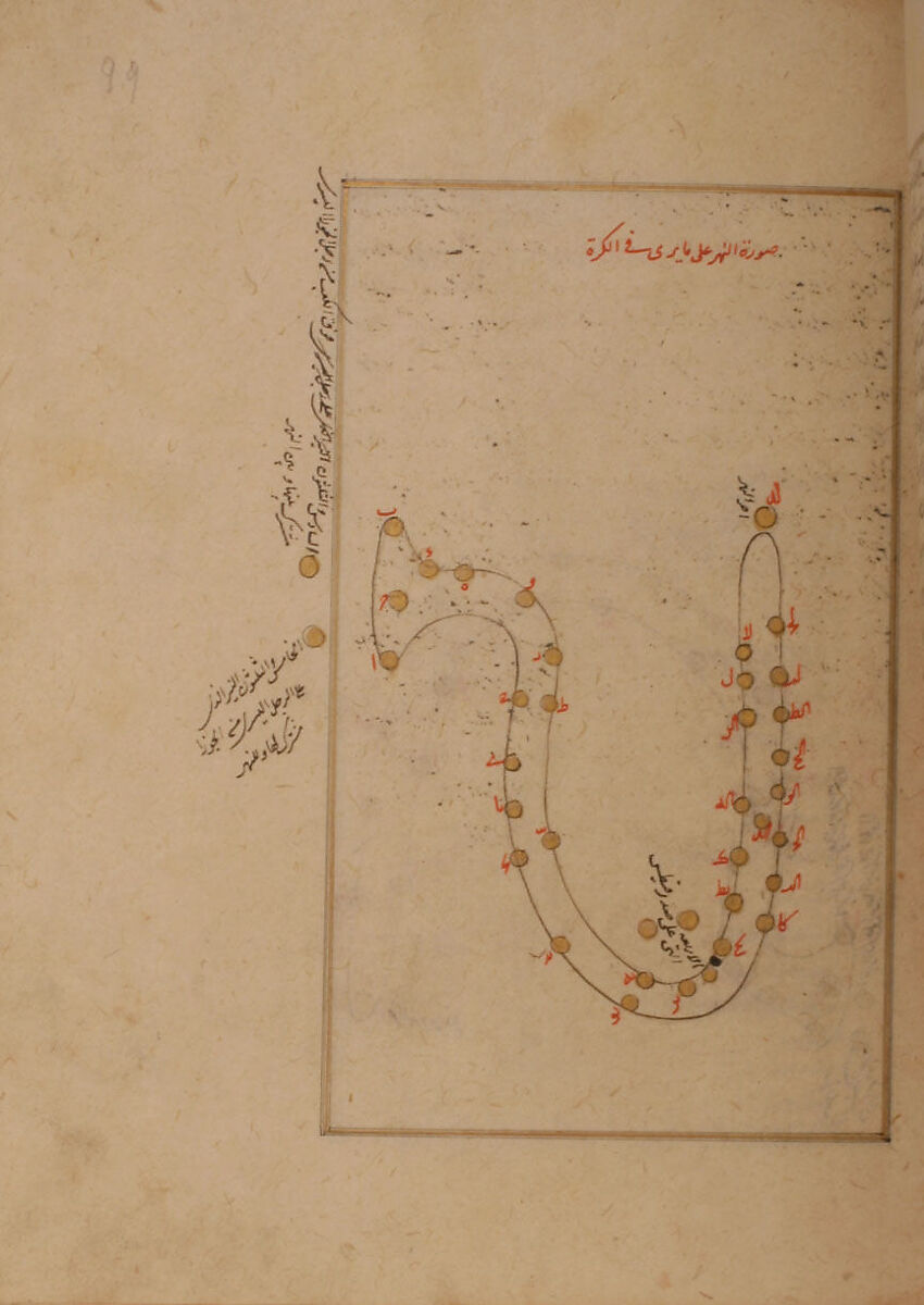 Kitab suwar al-kawakib al-thabita (Book of the Images of the Fixed Stars) of al-Sufi, `Abd al-Rahman al-Sufi (Iranian, Rey 903–986 Shiraz), Ink, opaque watercolor, and gold on paper