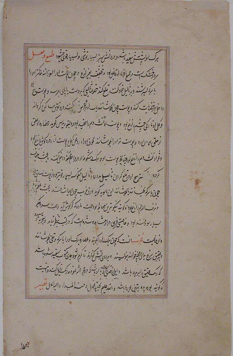 Folio from a Materia Medica of Dioscurides, Ink, opaque watercolor, and gold on paper