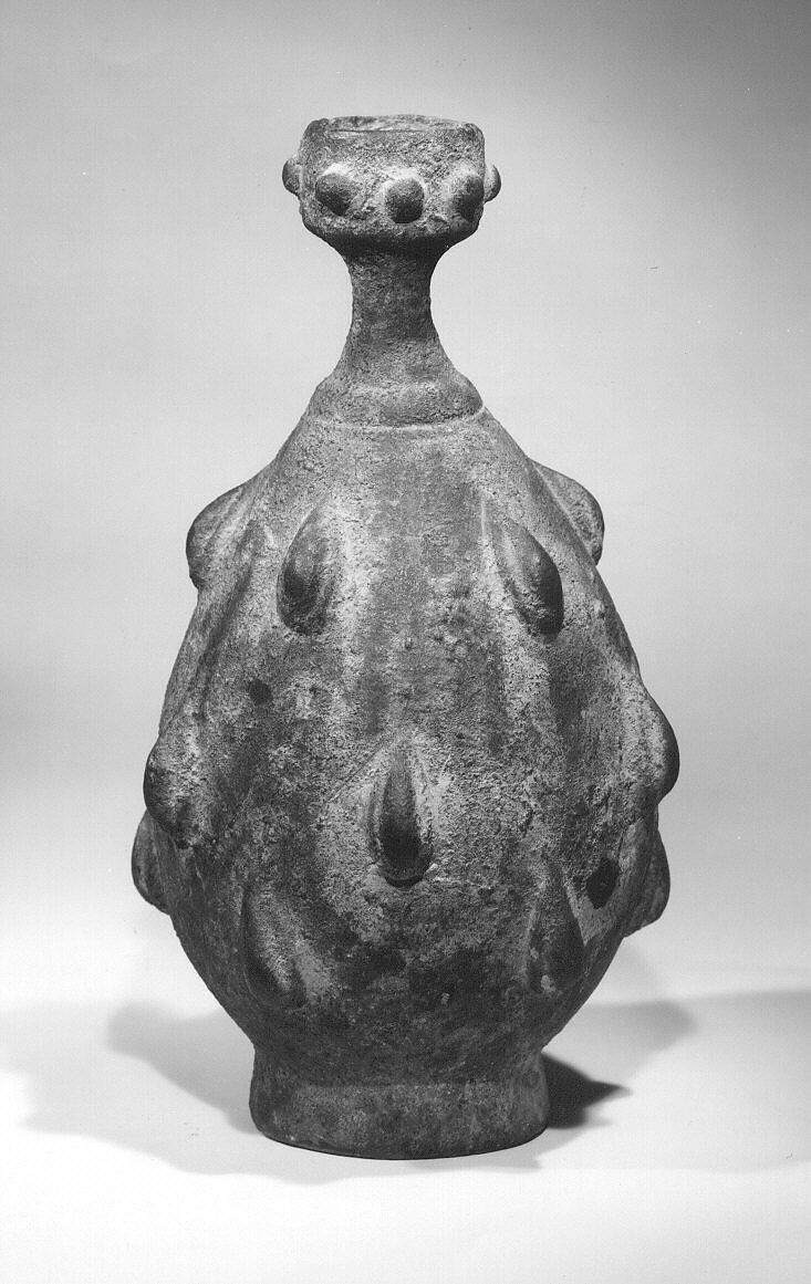 Flask, Bronze; cast