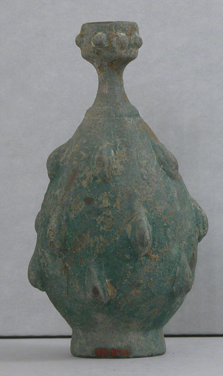 Flask, Bronze; cast 