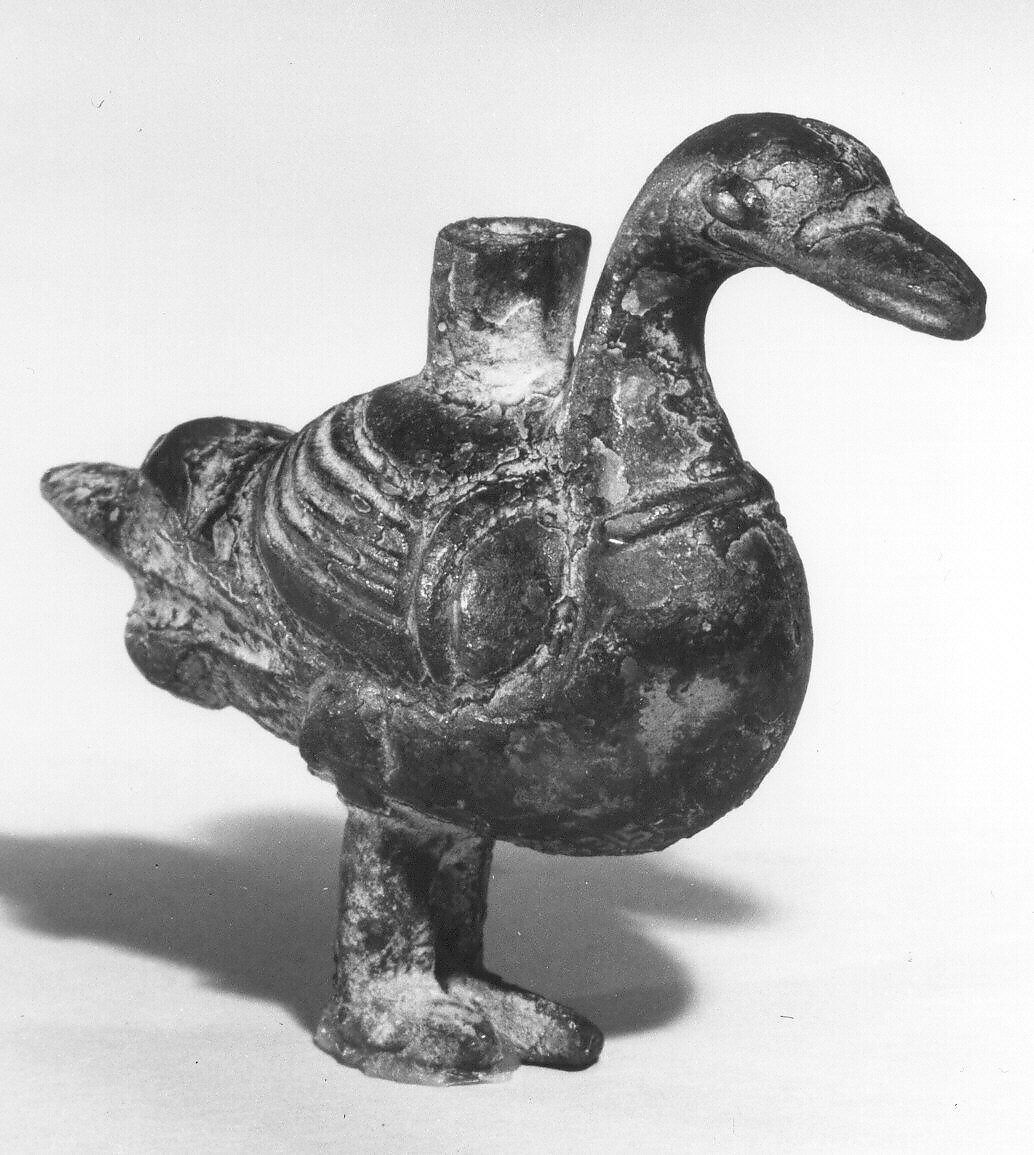Kohl Flask, Bronze; cast and chased