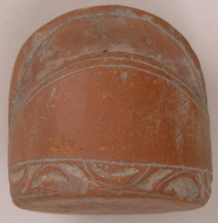 Chess Piece, King, Terracotta; incised 