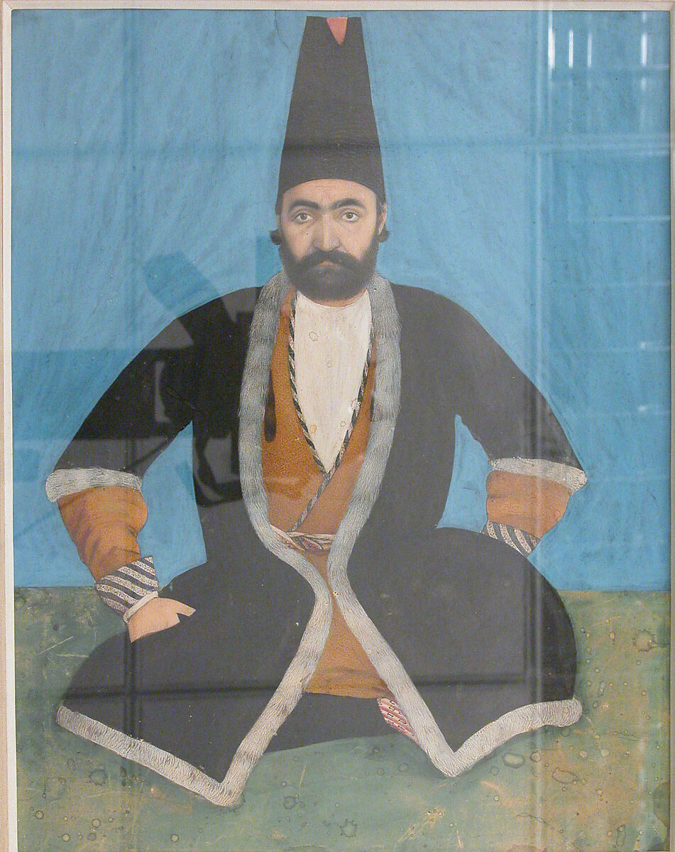 Portrait of a Courtier or Politician, Watercolor on paper 