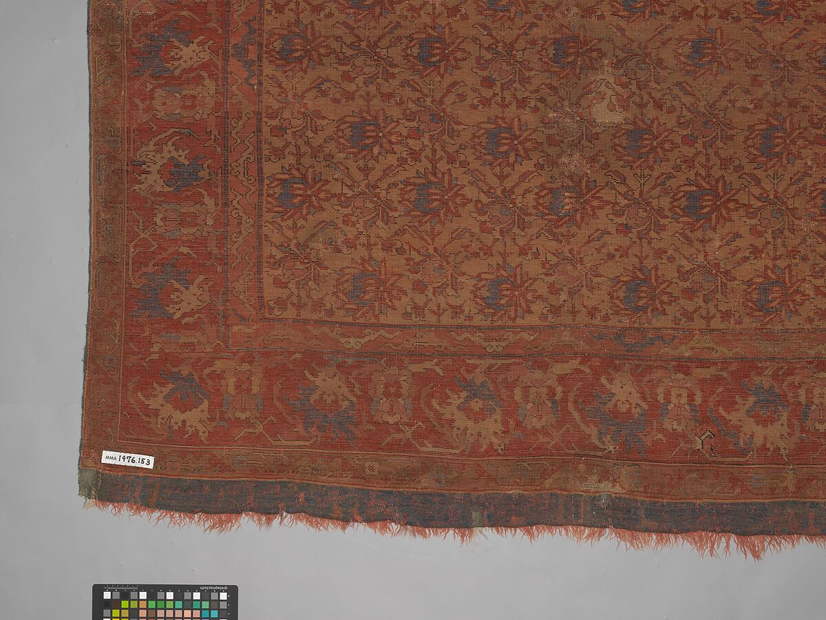 Carpet, Wool (warp, weft, and pile); symmetrically knotted pile