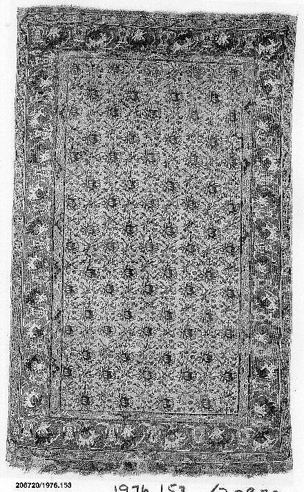 Carpet, Wool (warp, weft, and pile); symmetrically knotted pile