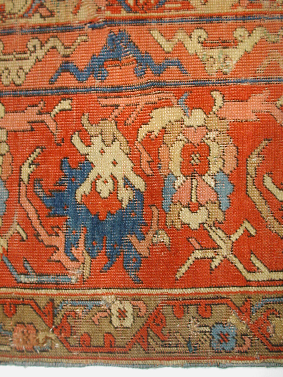 Carpet, Wool (warp, weft, and pile); symmetrically knotted pile