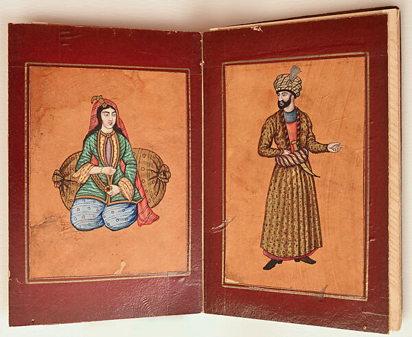 Paintings in Lacquer Binding, Ink, opaque watercolor, and gold on paper