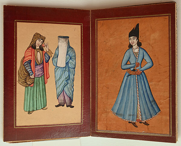 Paintings in Lacquer Binding, Ink, opaque watercolor, and gold on paper