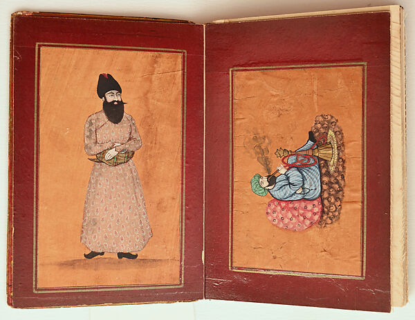 Paintings in Lacquer Binding, Ink, opaque watercolor, and gold on paper