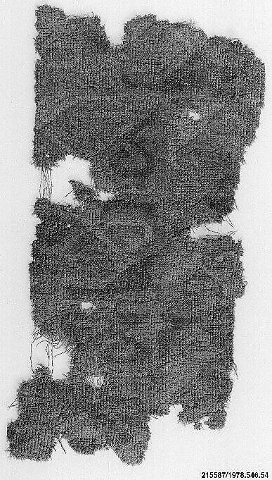 Carpet Fragment, Wool (warp, weft, and pile); symmetrically knotted pile