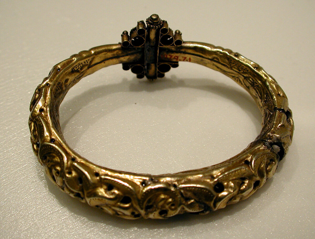 Bracelet, Gold, turquoise