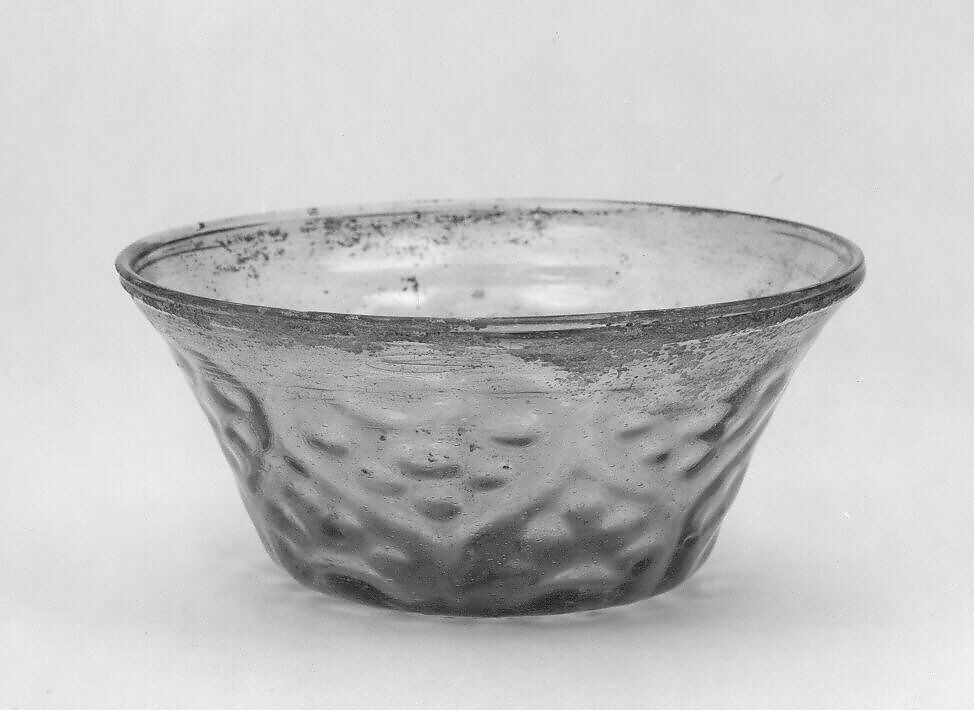 Bowl, Glass; mold blown