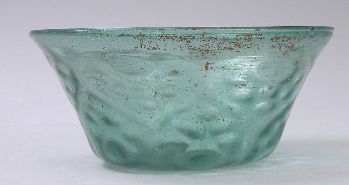 Bowl, Glass; mold blown 