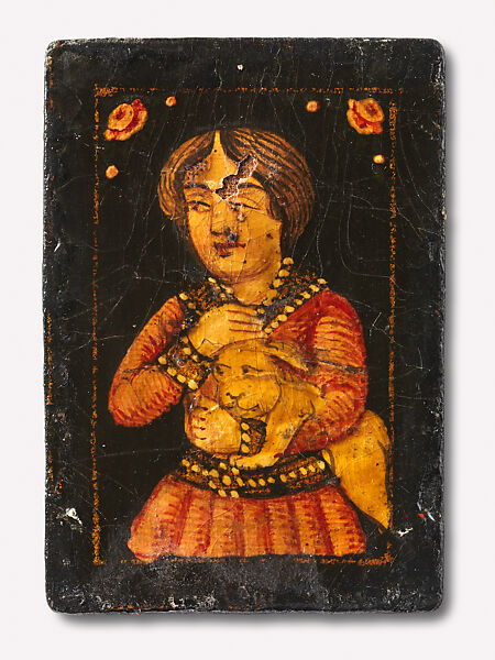 Playing Card, Paper, paint, lacquer, and gold 