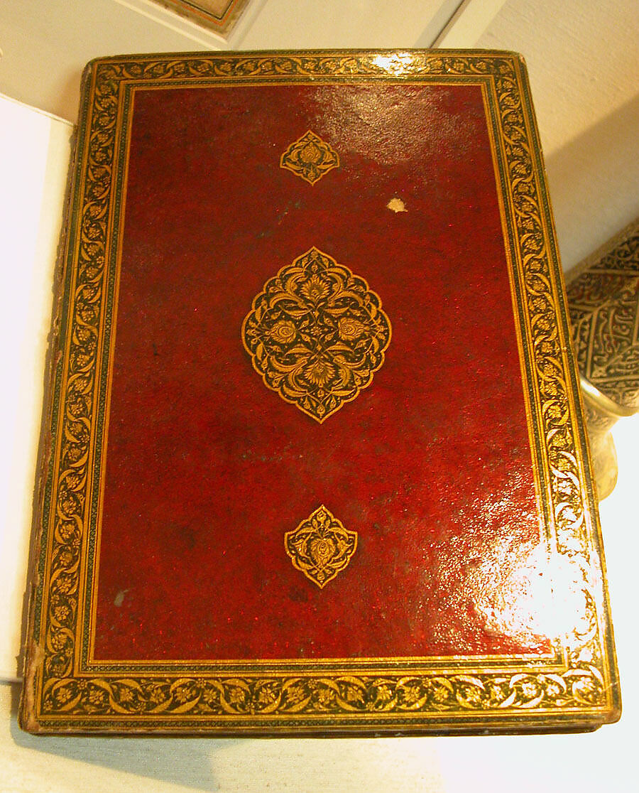 Divan of Sultan Husayn Baiqara, Sultan 'Ali al-Mashhadi (Iranian, Mashhad 1453–1520 Mashhad), Ink, opaque watercolor, and gold on paper; lacquer binding