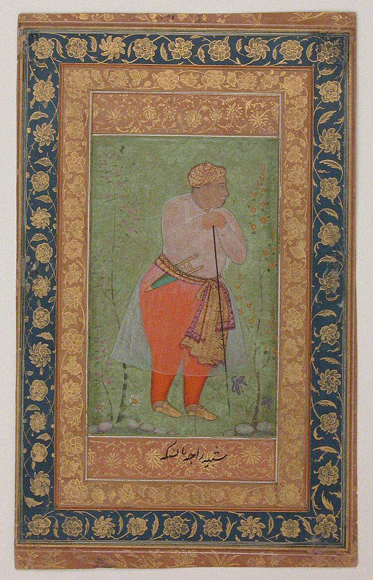 Portrait of Raja Man Singh of Amber, Ink, opaque watercolor, and gold on paper