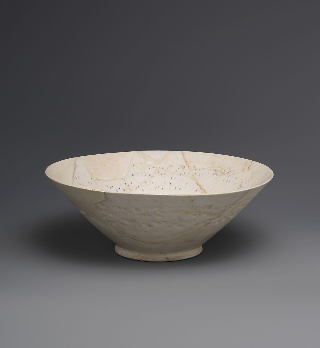 Bowl, Composite body; incised and pierced