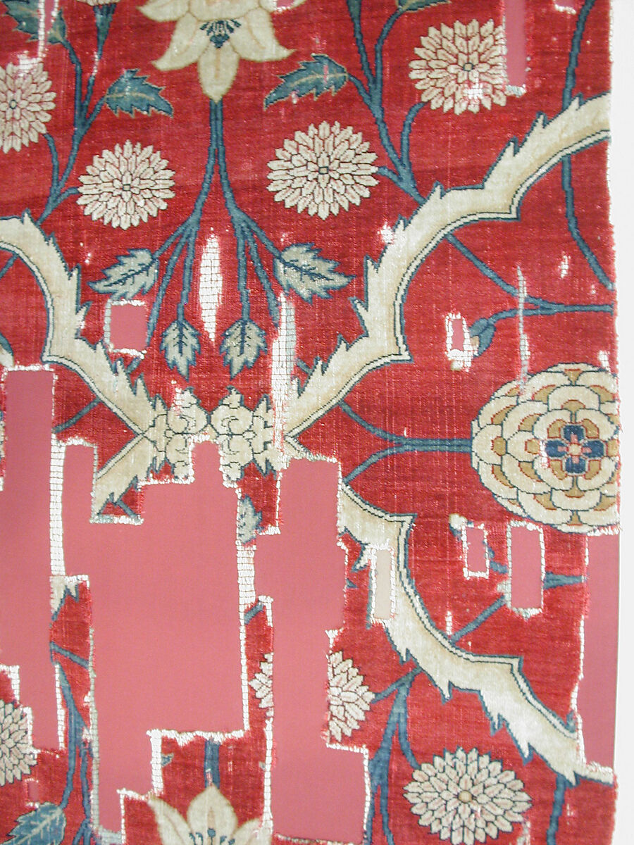 Textile Fragment, Silk, wool