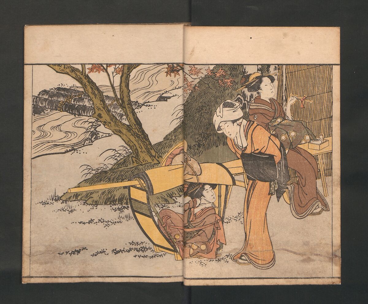 Kitagawa Utamaro 喜多川歌麿 - Picture Book of Flowers of the Four