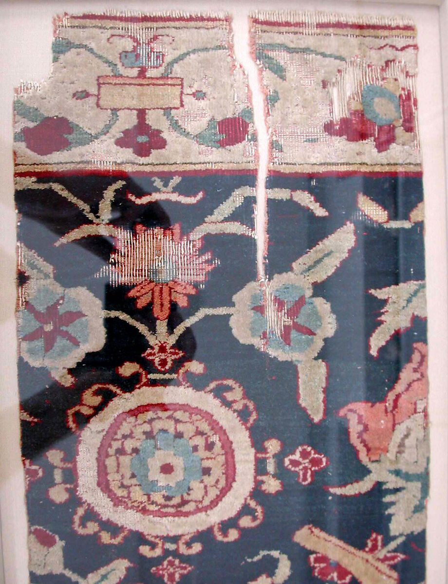 Textile Fragment, Wool, cotton, and silk