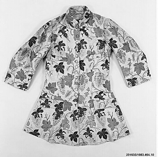 Child's Coat, Wool; double interlocking twill tapestry weave