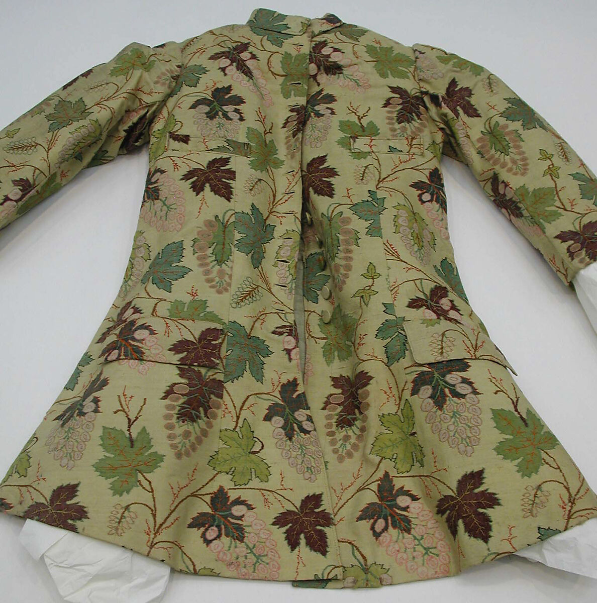 Child's Coat, Wool; double interlocking twill tapestry weave
