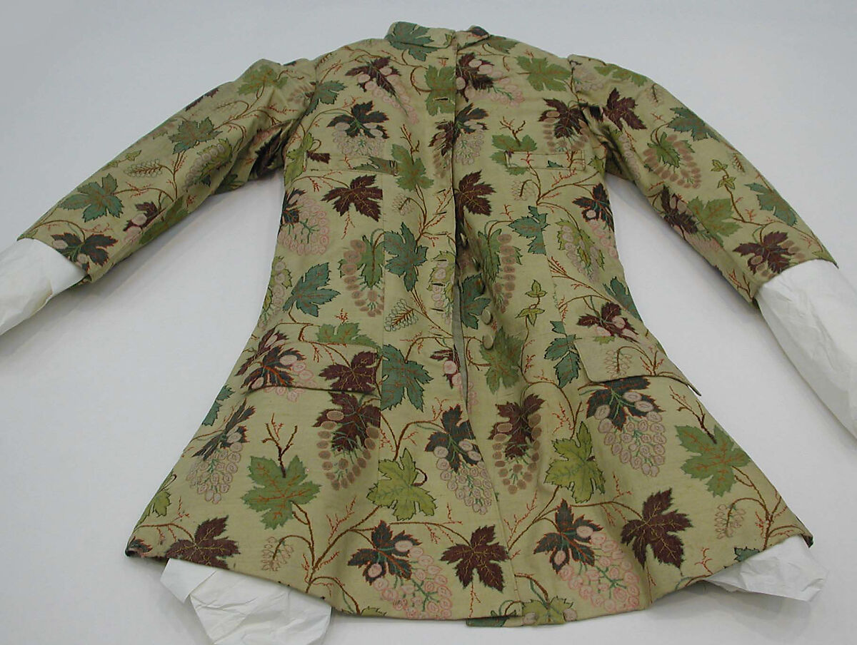 Child's Coat, Wool; double interlocking twill tapestry weave