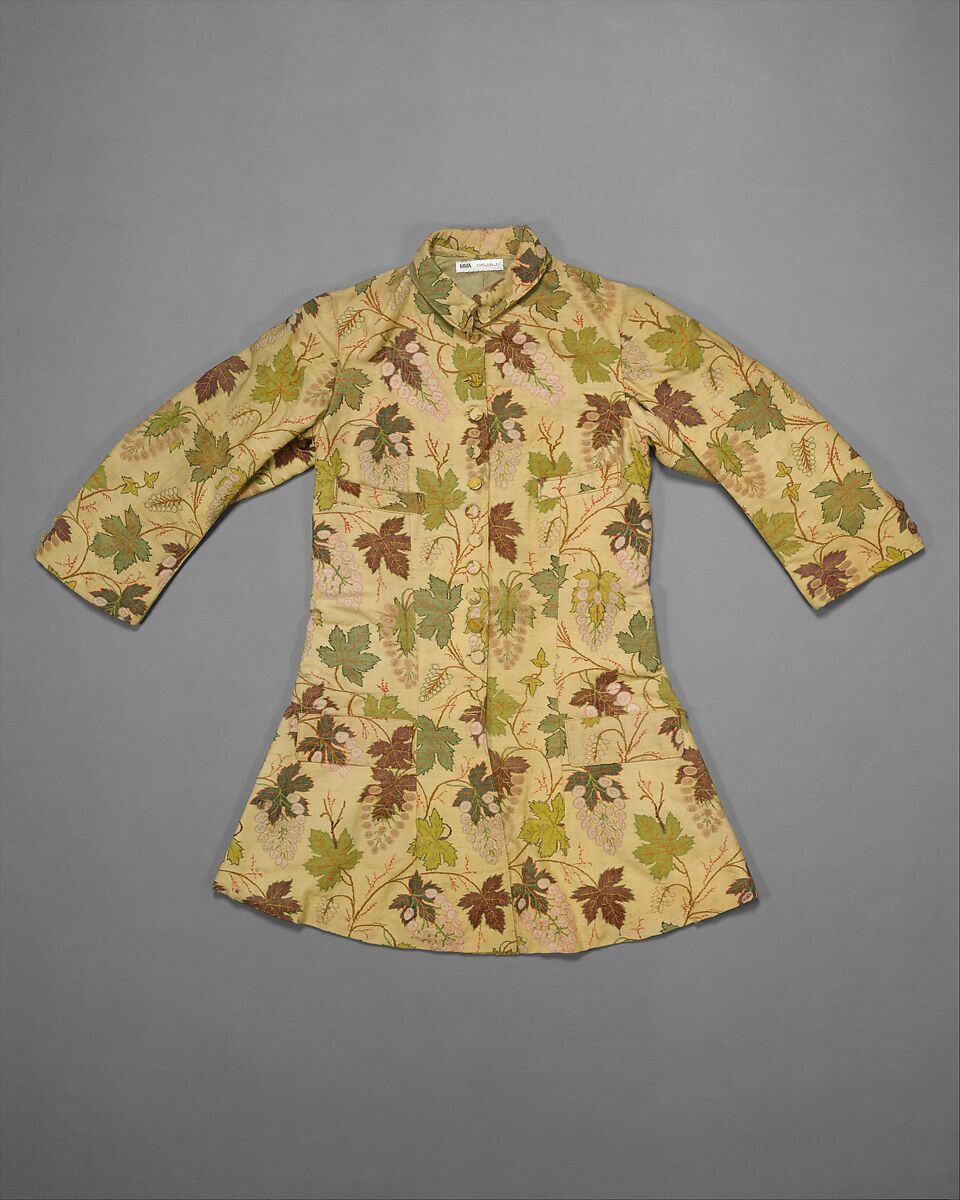 Child's Coat, Wool; double interlocking twill tapestry weave