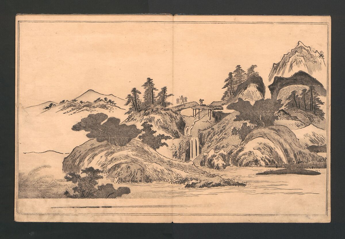 The Moon-Mad Monk, or Crazy Gazing at the Moon (Kyōgetsubō 狂月坊), Kitagawa Utamaro 喜多川歌麿 (Japanese, ca. 1754–1806), Polychrome woodblock printed book; ink and color on paper, Japan