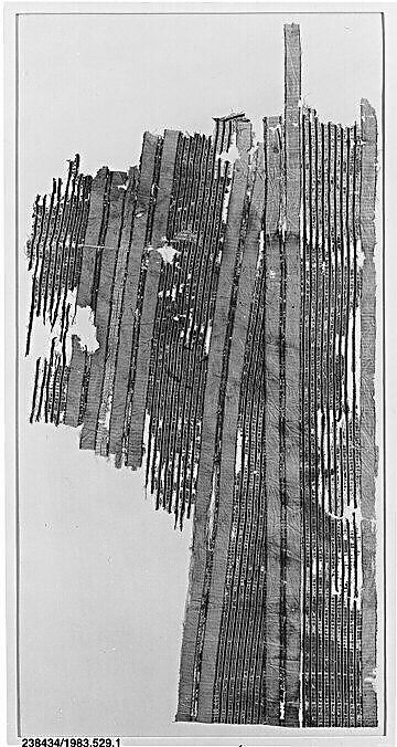 Textile Fragment, Silk and cotton