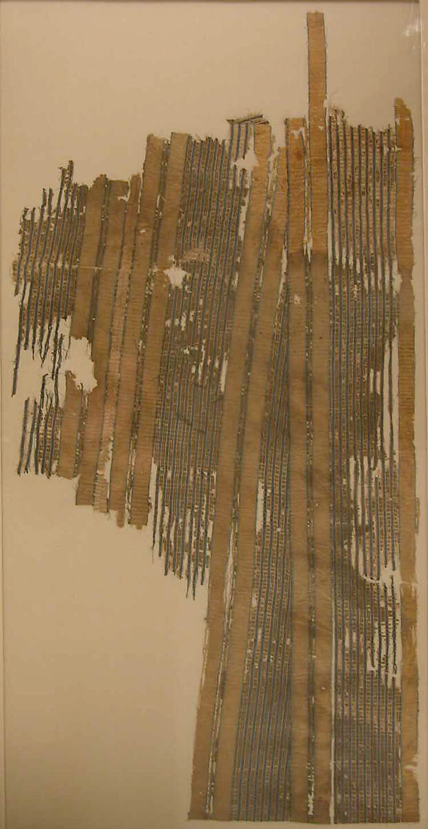 Textile Fragment, Silk and cotton