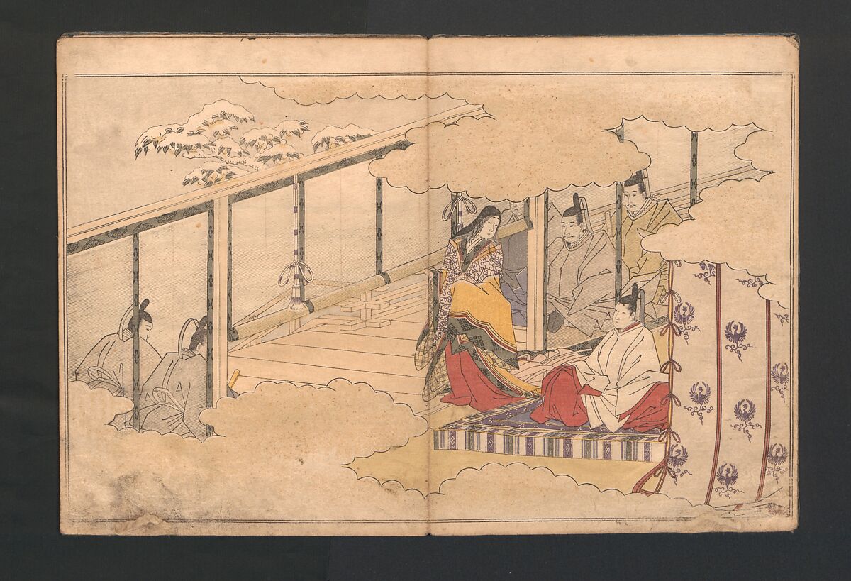 The Silver World (Gin sekai) 銀世界, Kitagawa Utamaro 喜多川歌麿 (Japanese, ca. 1754–1806), Polychrome woodblock printed book; ink and color on paper, Japan