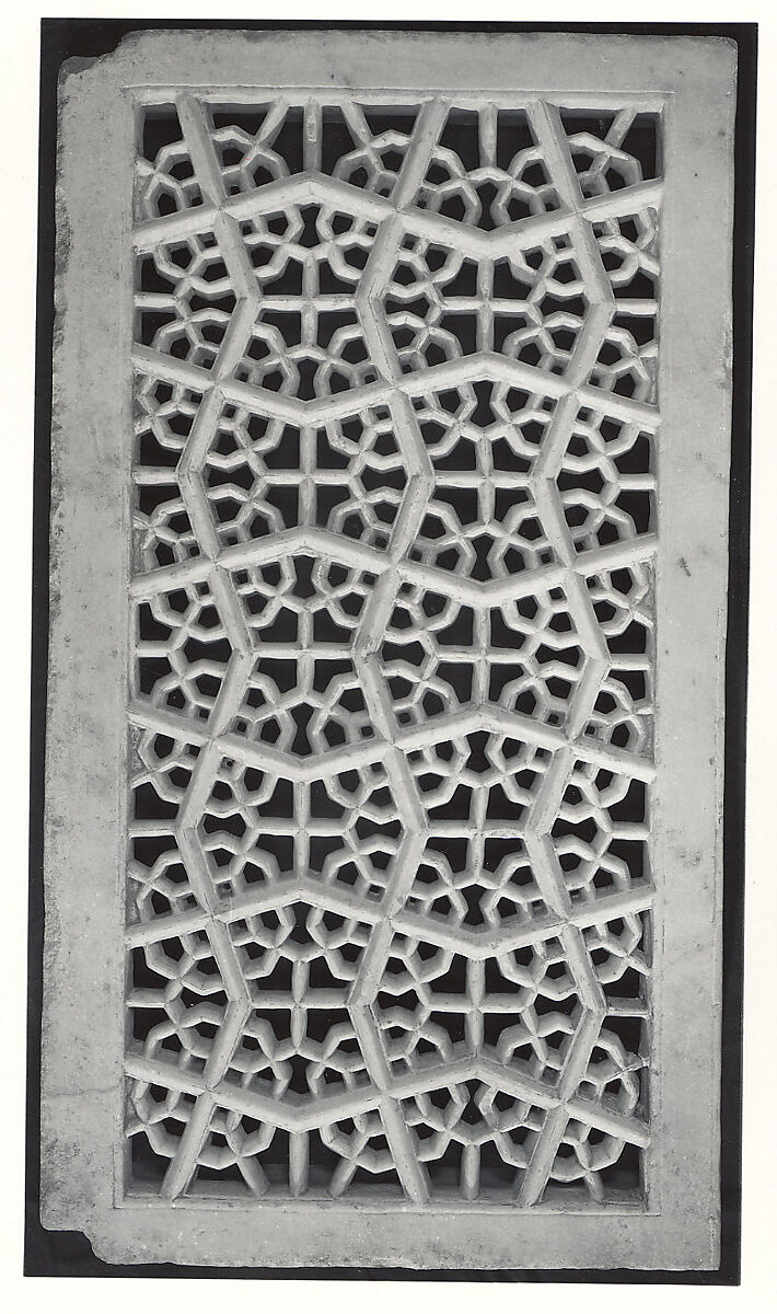 Pierced Window Screen (Jali), Marble