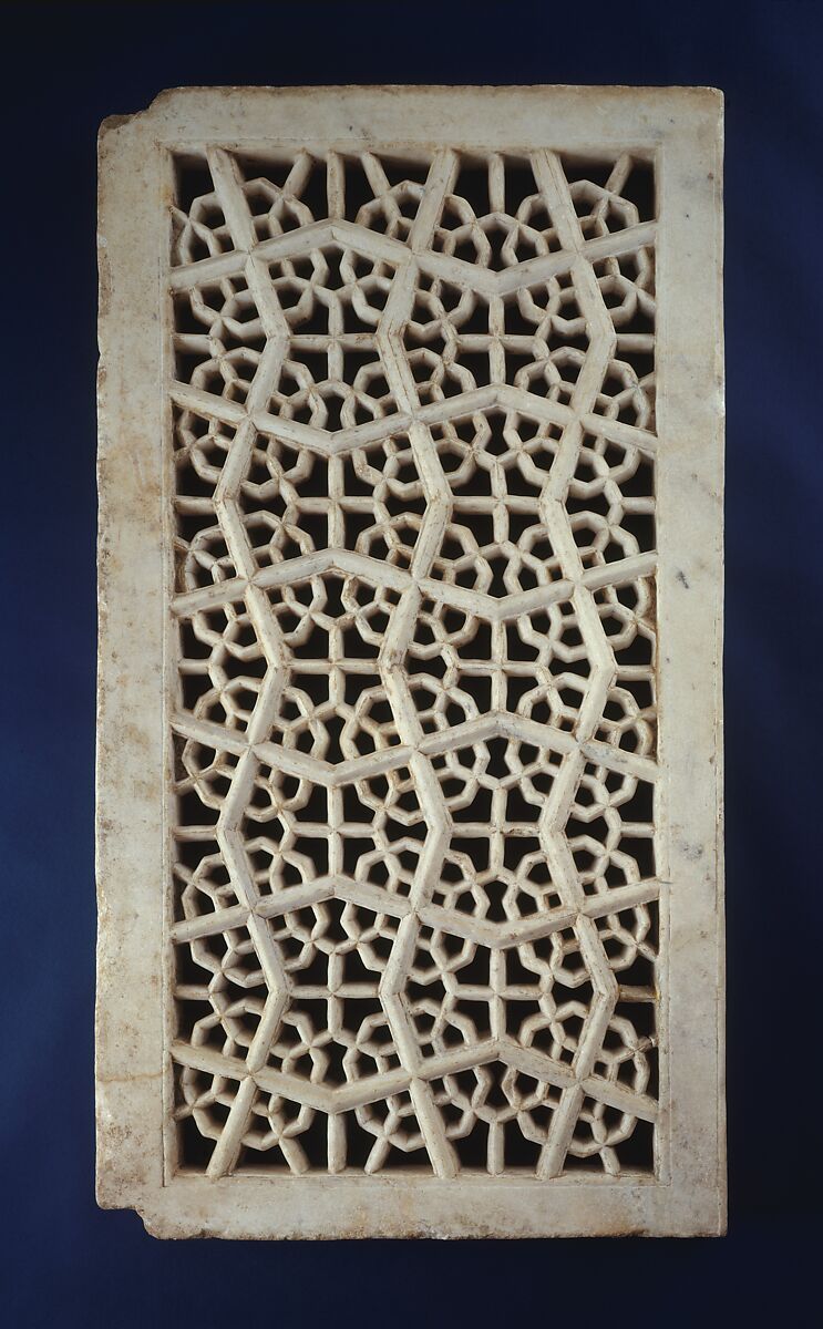 Pierced Window Screen (Jali), Marble 