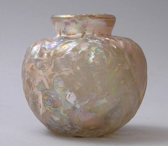 Vase with Molded Diamond Pattern