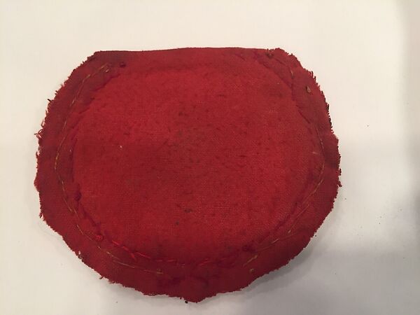 Head Ornament, Gold, turquoise, garnets, and pearls