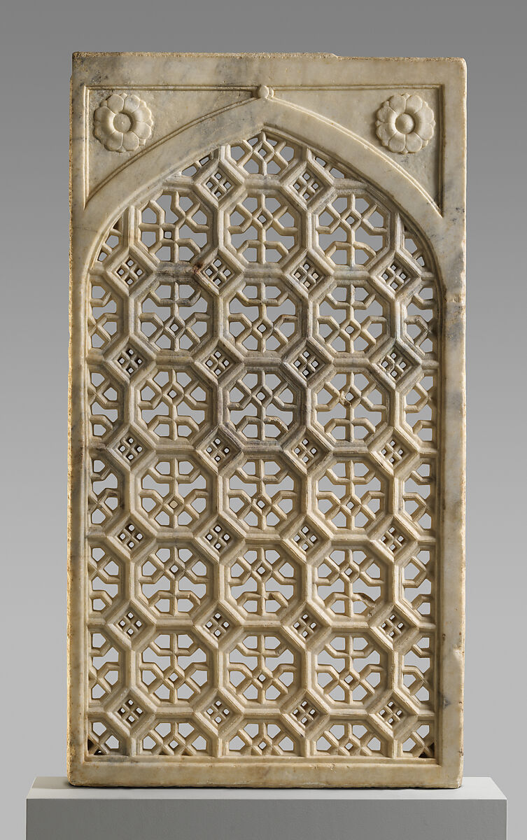 Pierced Window Screen (Jali), Marble 