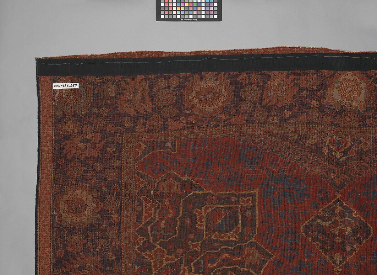 Carpet, Wool (warp, weft, and pile); symmetrically knotted pile