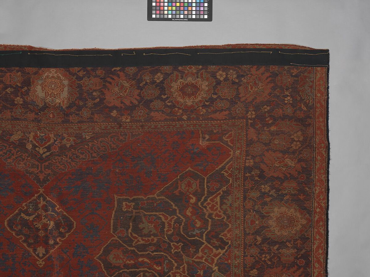 Carpet, Wool (warp, weft, and pile); symmetrically knotted pile