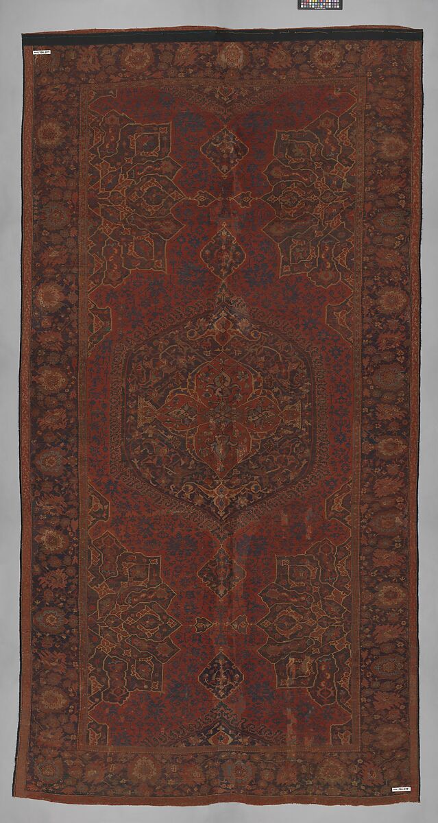 Carpet, Wool (warp, weft, and pile); symmetrically knotted pile