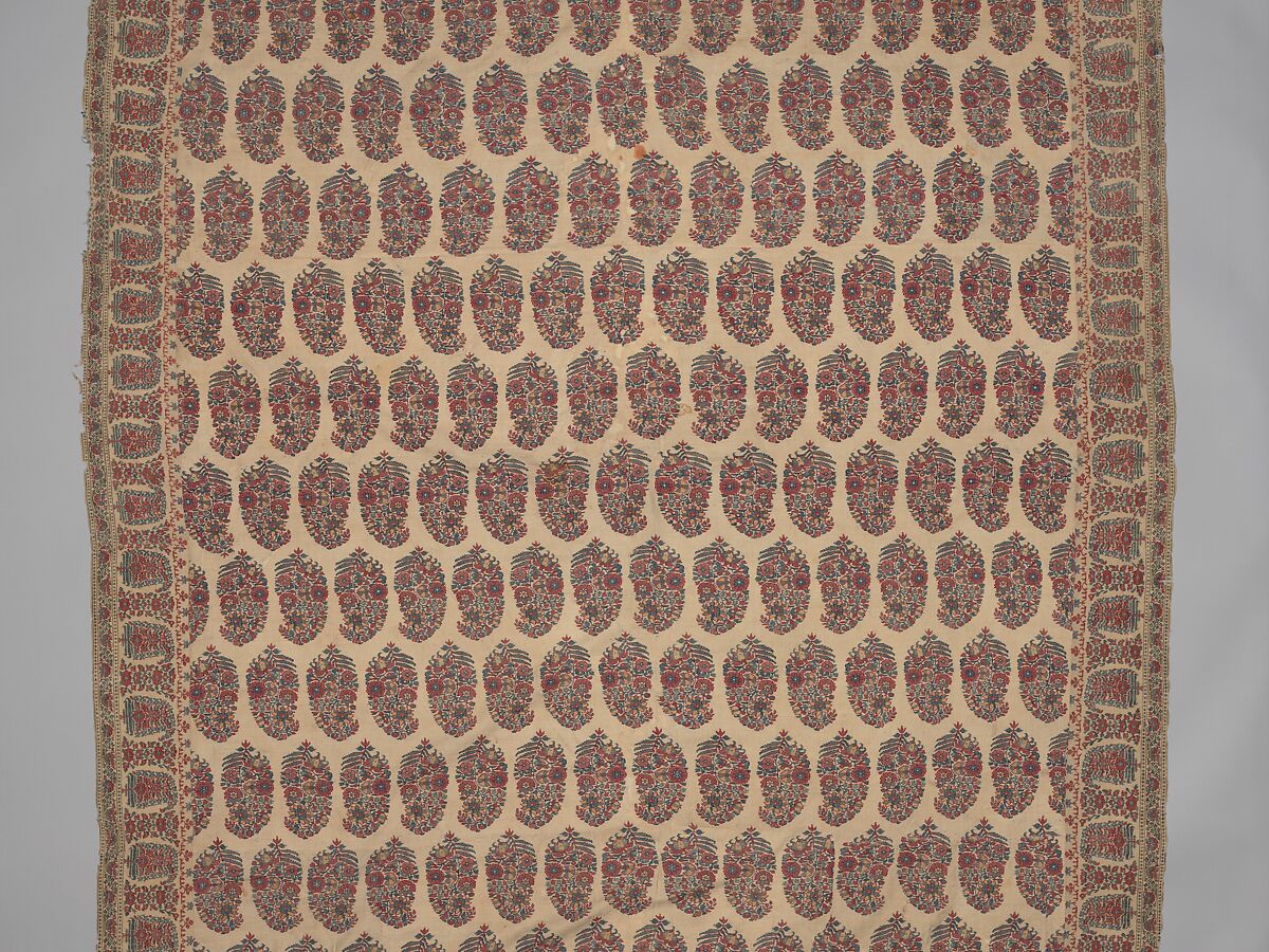 Shawl of Joined Fragments, Wool; double interlocking twill tapestry weave, pieced