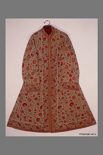 Coat for a Youth, Wool, silk; twill weave, embroidered