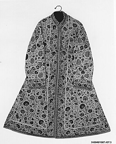 Coat for a Youth, Wool, silk; twill weave, embroidered