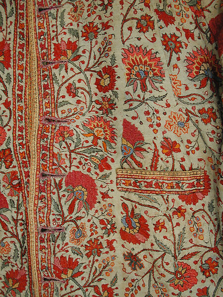 Coat for a Youth, Wool, silk; twill weave, embroidered