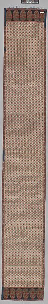 Shawl of Joined Fragments, Wool; twill weave and double interlocking twill tapestry weave