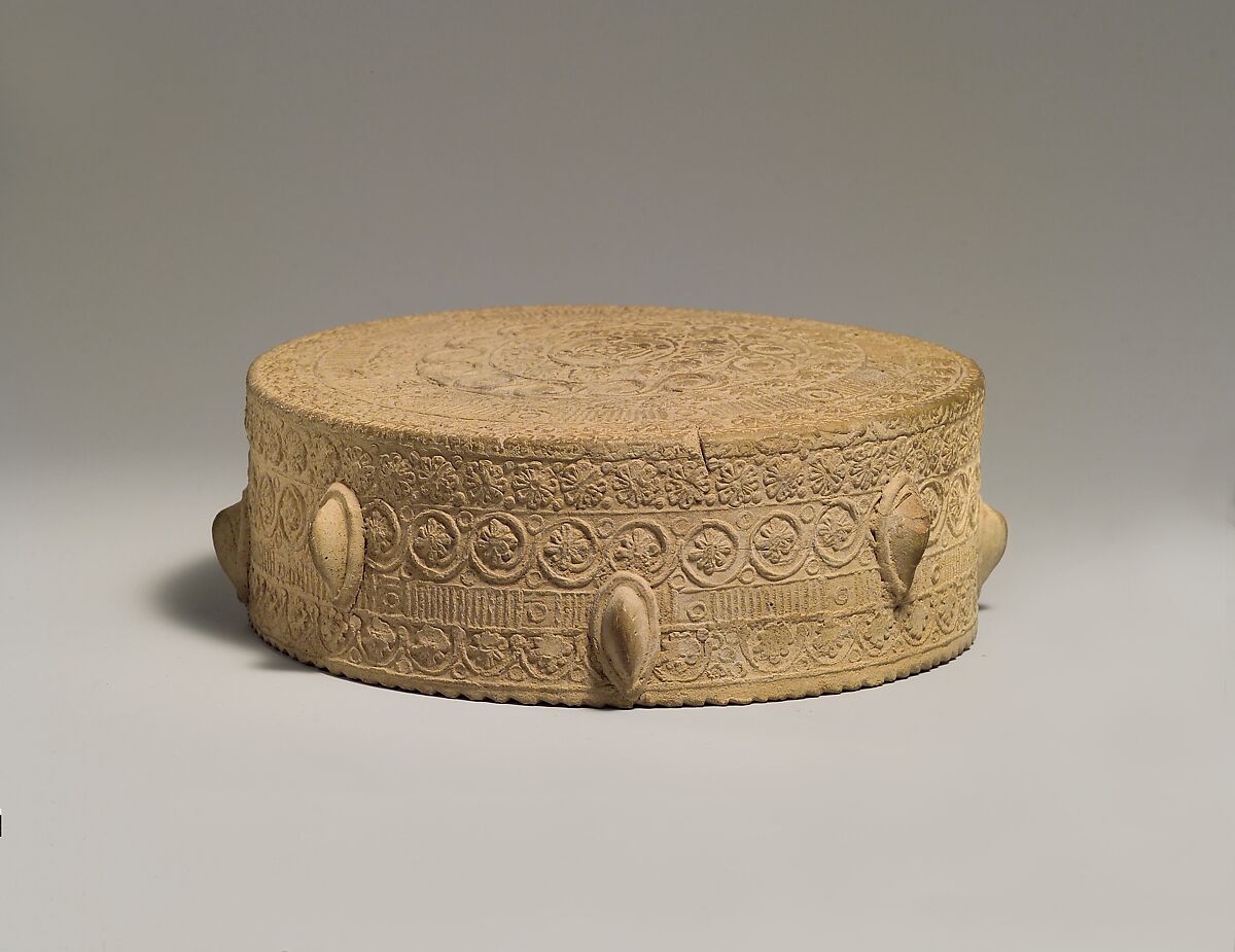 Dish, Earthenware; molded, unglazed 